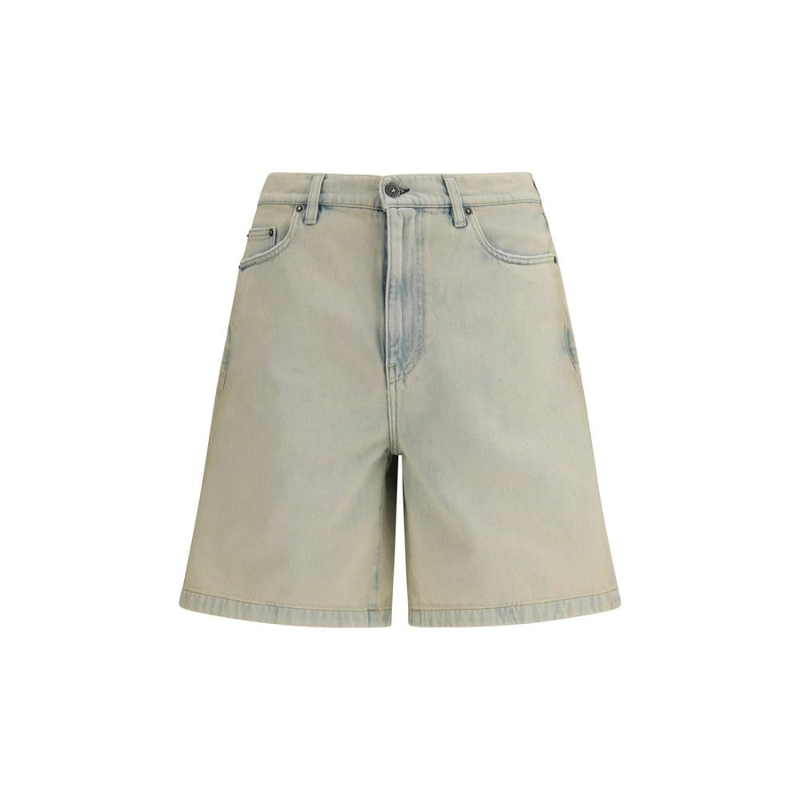Golden Goose 100% Cotton bermuda shorts in blue