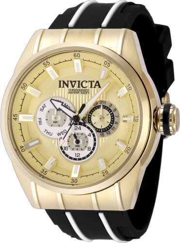 Invicta watch in gold