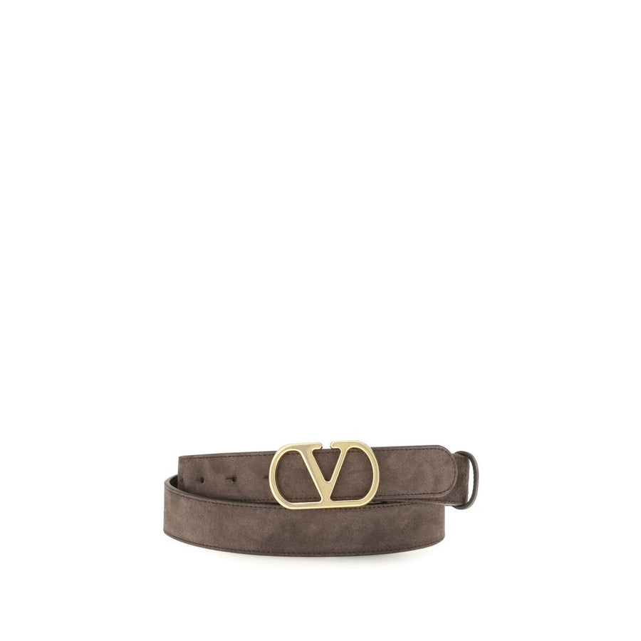 Valentino Garavani 100% Calf Leather Bos Taurus belt in brown