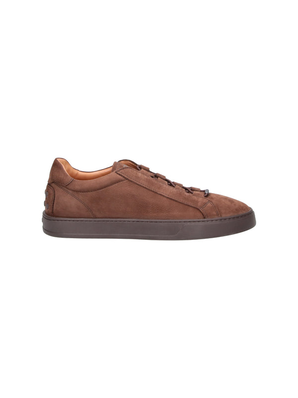 Tod's 100% Calf Leather sneaker in brown
