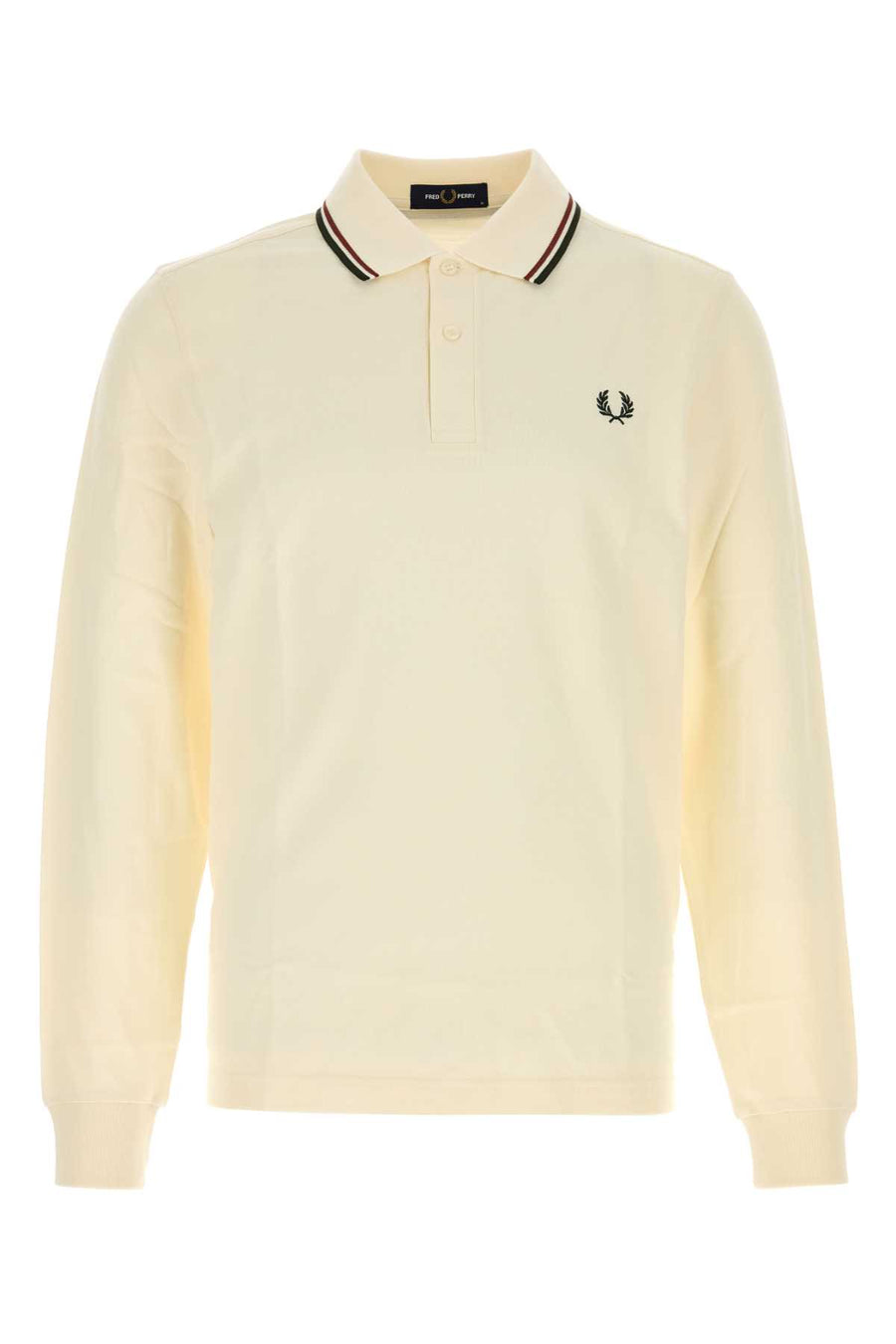 Ivory Piquet Polo Shirt Ecrbrndyngreen Exterior: Cotton Camicie
