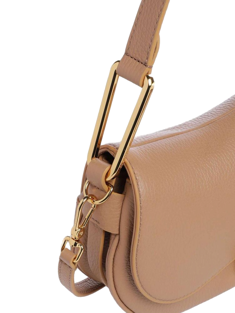Coccinelle 100% Cowhide shoulder bag in beige