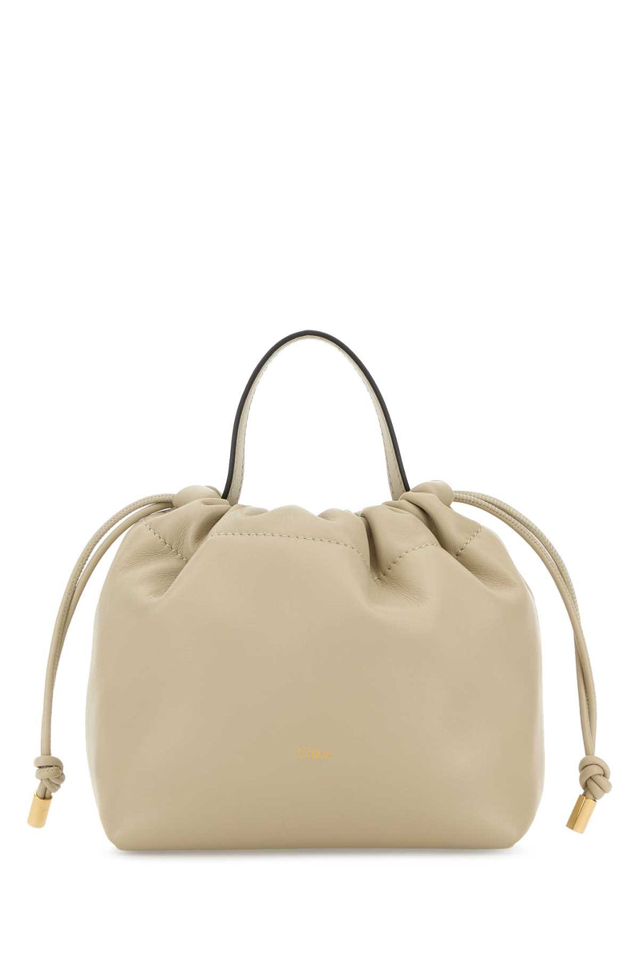 Sand Leather Mini Chloã© Icons Handbag Cloudycream Borse A Mano