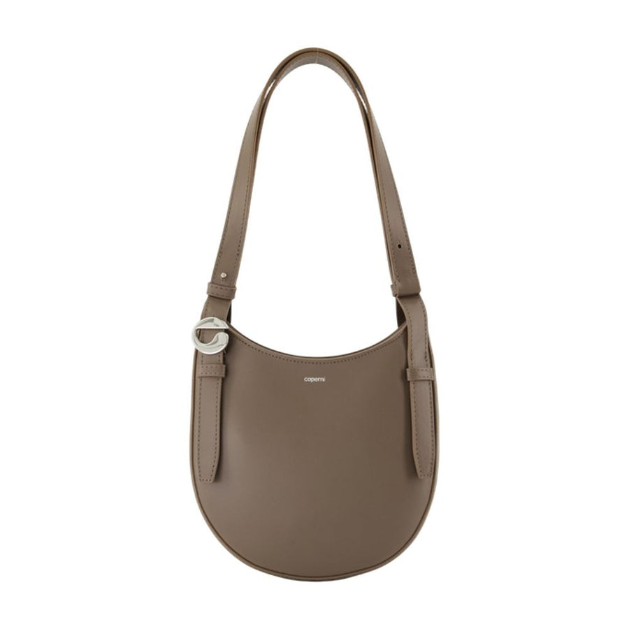 Coperni calfskin shoulder bag in brown