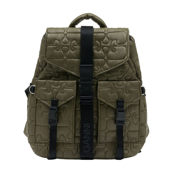 Ganni Synthetic backpack in green