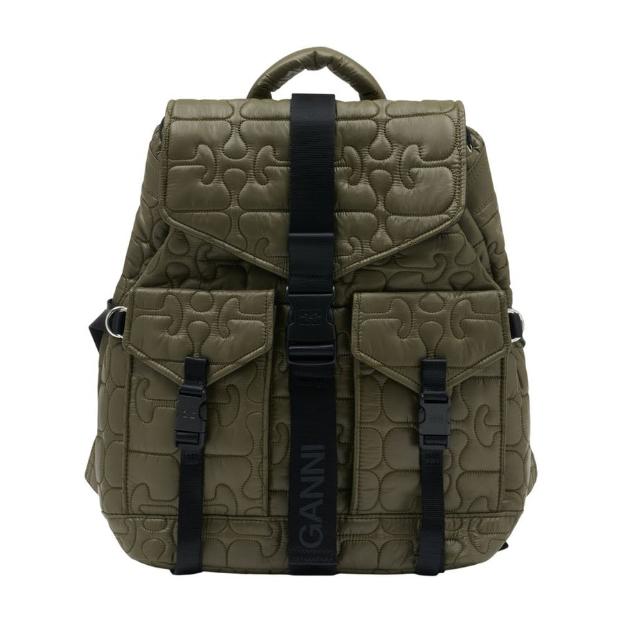 Ganni Synthetic backpack in green