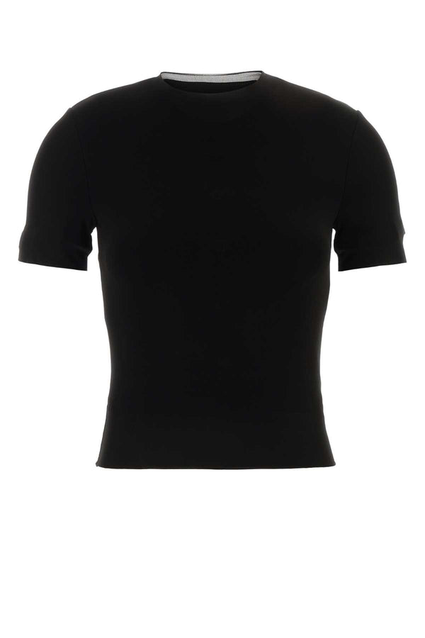 Black Exterior: Cupro Elastane T-shirt