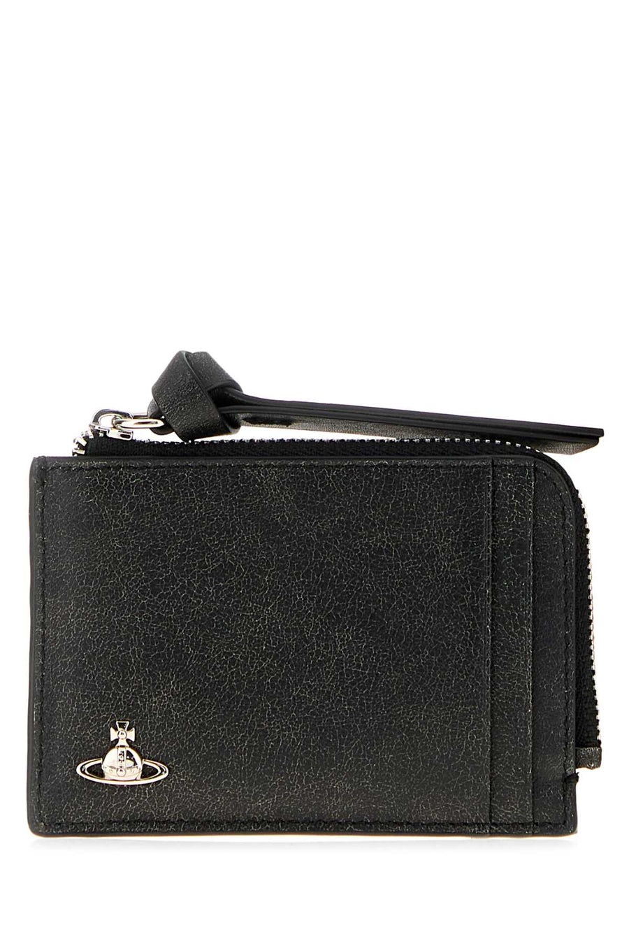 Vivienne Westwood Holder Exterior: 100% Leather card case in black