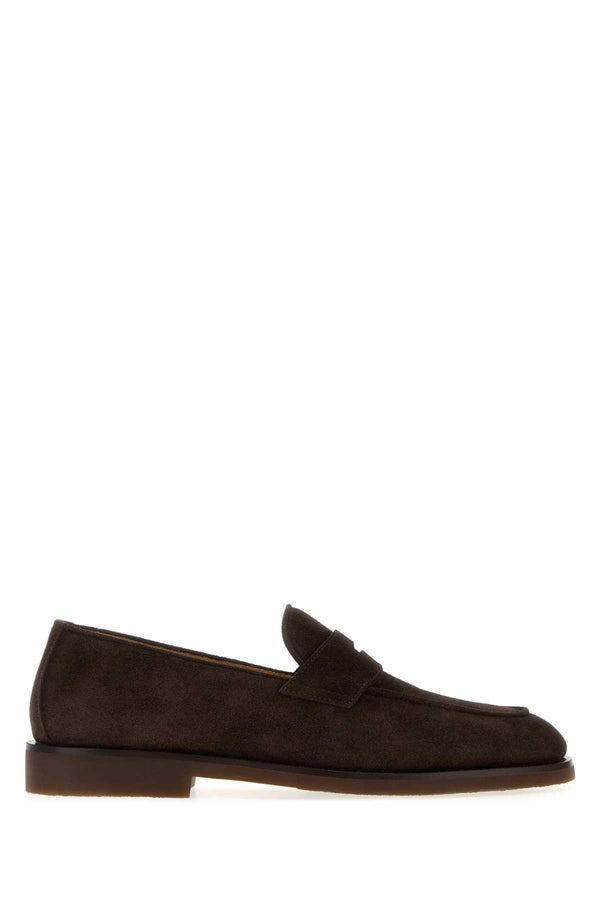 Brunello Cucinelli Exterior: 100% Suede loafer in brown
