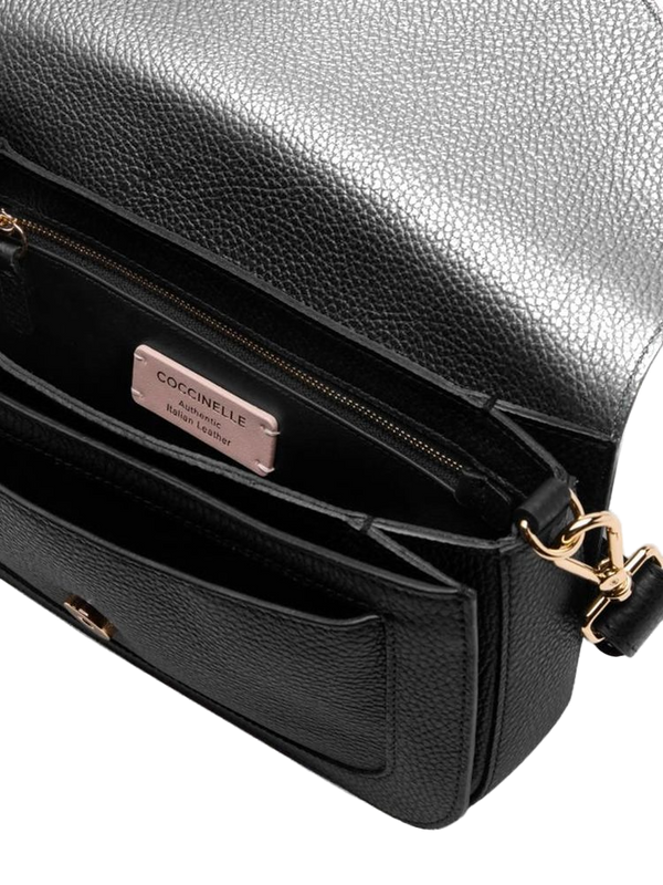 Coccinelle Shoulder Bag Black Bovine Leather / Shoulder-bags