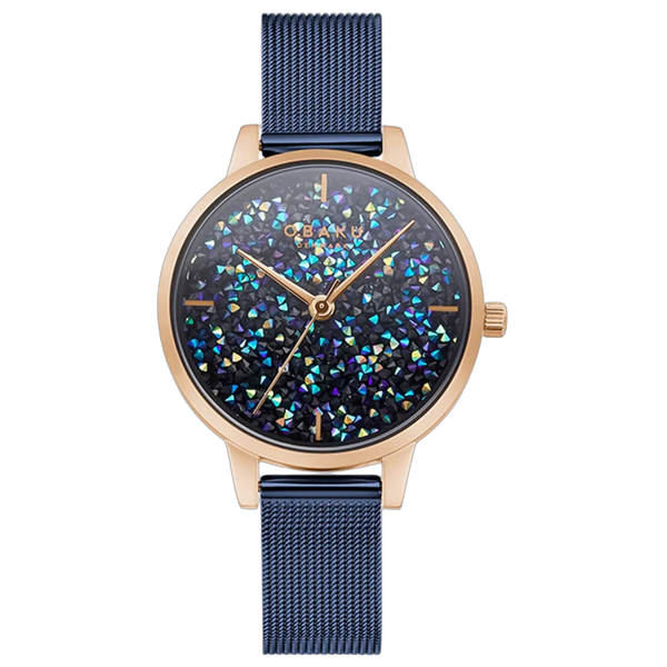 Obaku Stainless steel case watch in navy