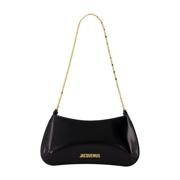Le Petit Bisou Chaine - Jacquemus Leather Black Calfskin Bags / Shoulder-hobo-bags