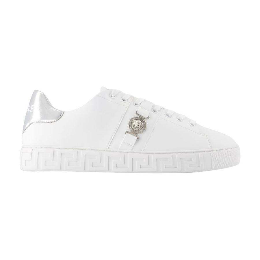 Versace Canvas sneakers in white