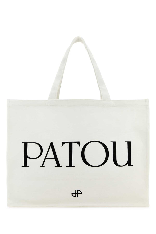 Patou 100% Cotton tote bag in white