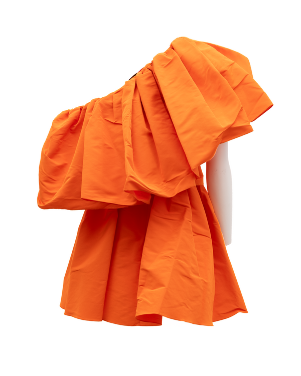 Orange Women Cocktail Dress
