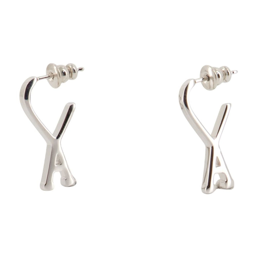 AMI Paris Metal earrings in silver