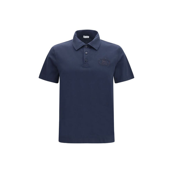 Burberry 100% Cotton polo shirt in navy