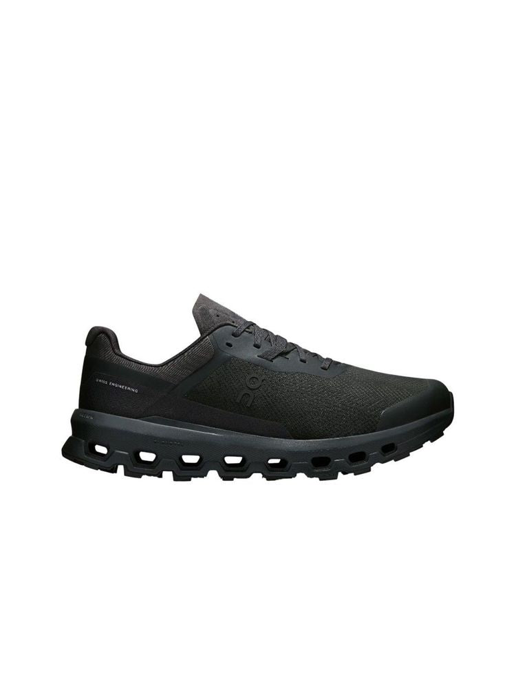 On 100% Recycled Polyester (upper and lining) sneaker in black