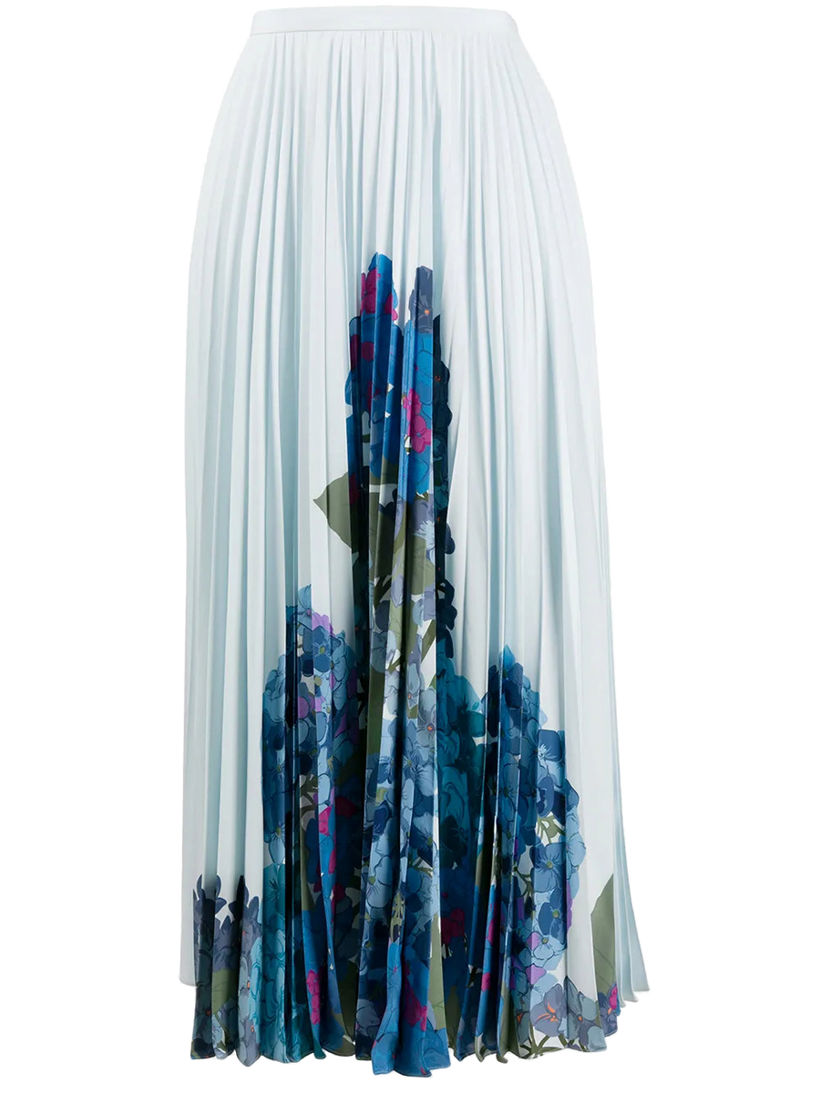 Valentino Silk skirt in blue