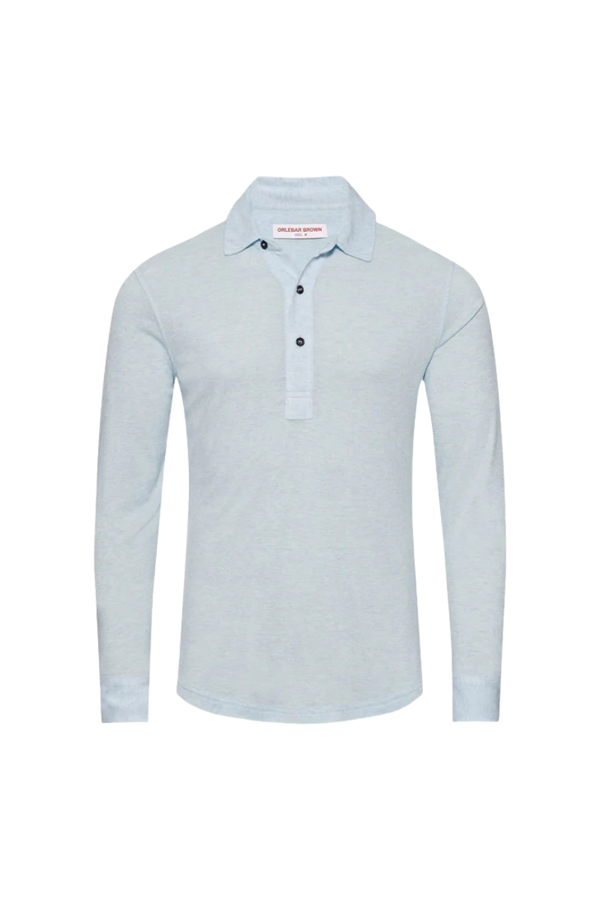 Orlebar Brown 85% Cotton polo in blue