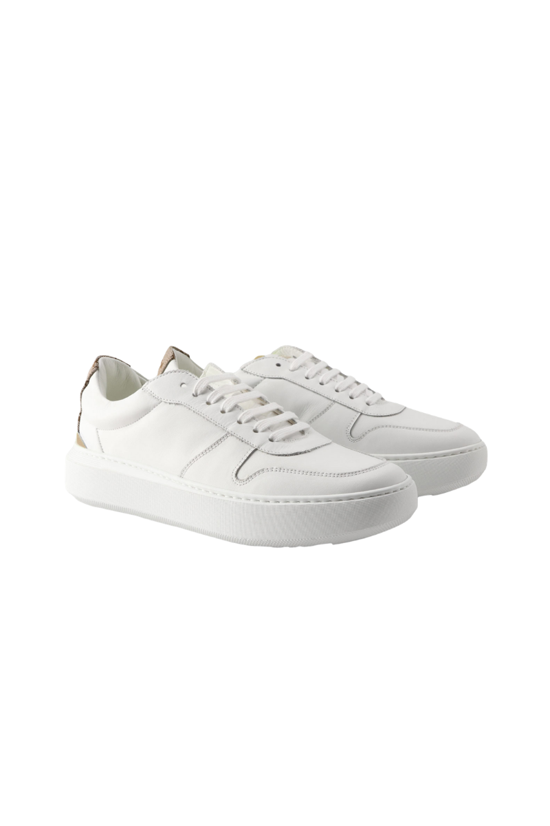 Herno Vitello sneaker in white