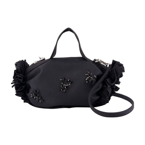 Simone Rocha Nylon shoulder bag in black