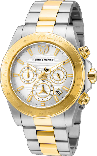 Technomarine Stainless steel case and bracelet watch in silver