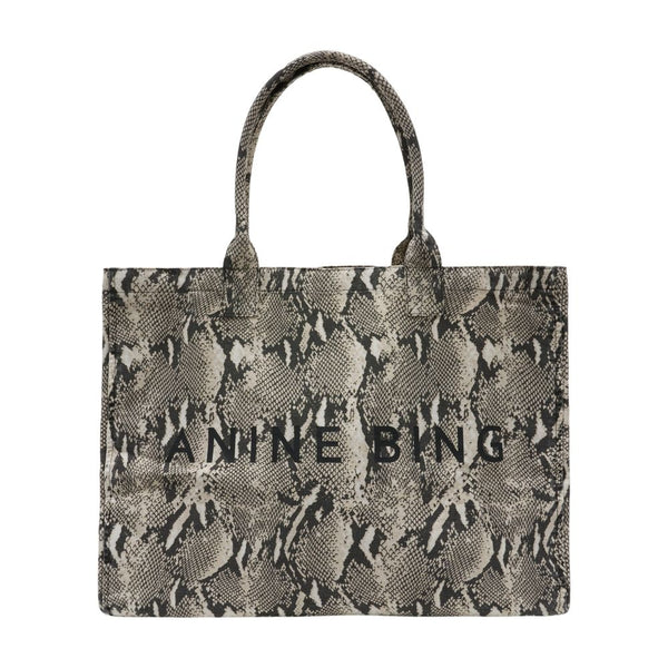 Anine Bing Cotton tote bag in multicolor