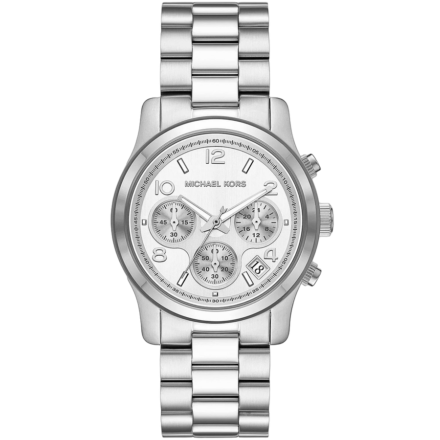 Michael Kors Stainless steel case and bracelet watch in silver