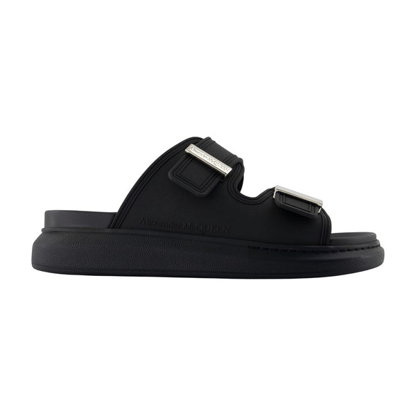 Alexander McQueen Synthetic sandals in black