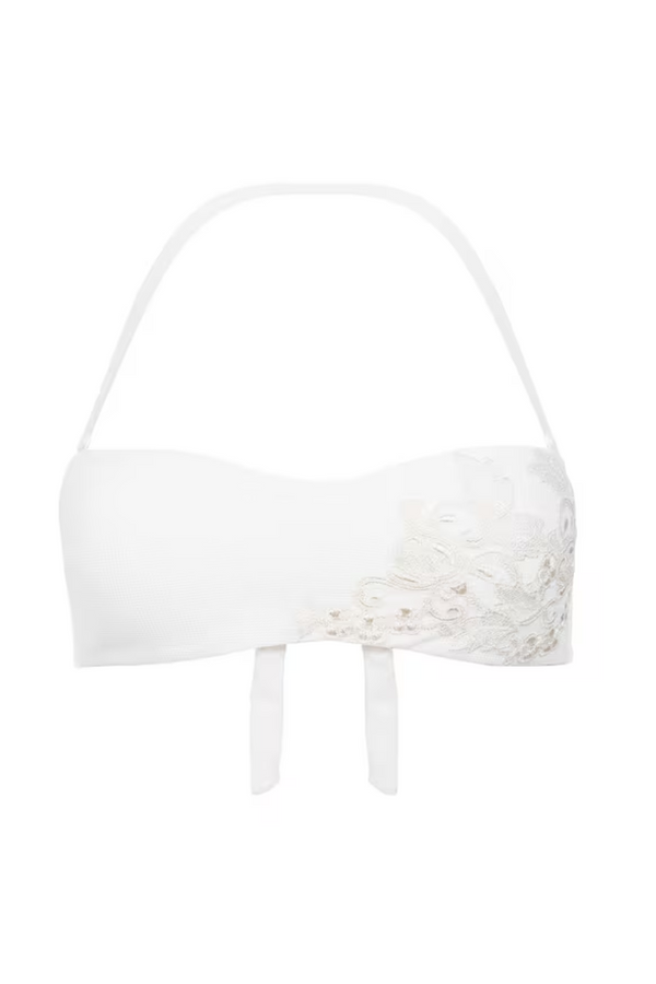 La Perla 81% Nylon swimsuit in white