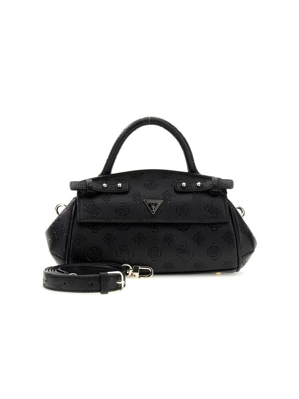 Guess 100% Polyurethane top handle bag in black