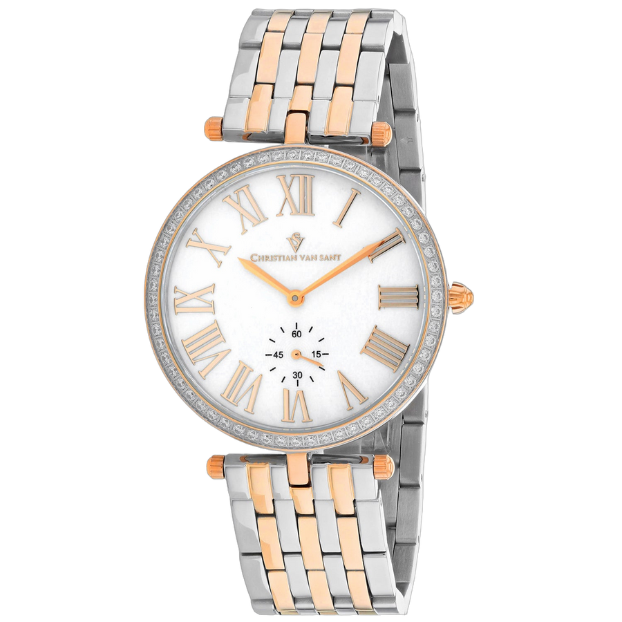 Christian Van Sant Stainless steel case watch in silver