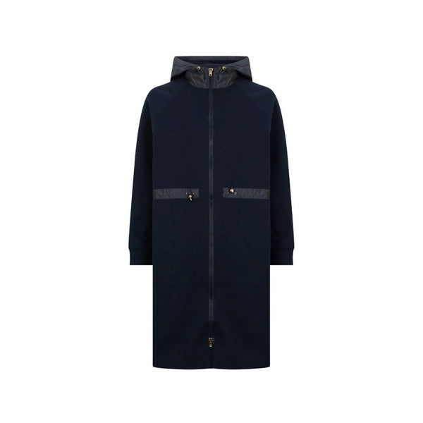 Herno 75% Cotton coat in navy