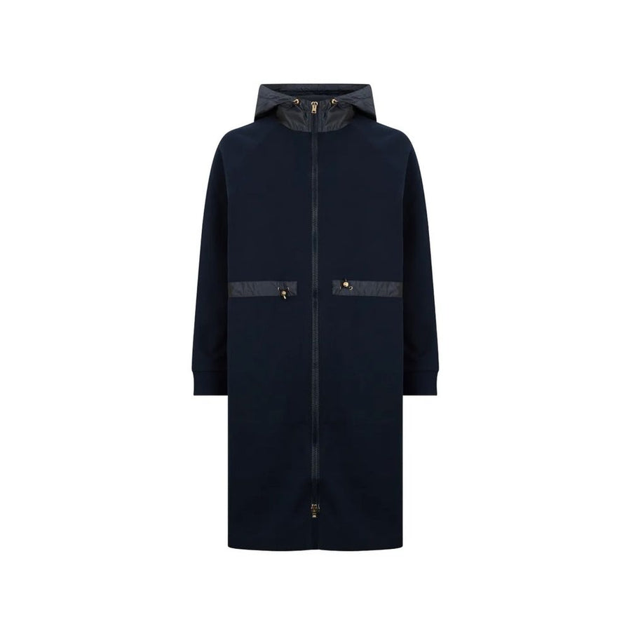 Herno 75% Cotton coat in navy