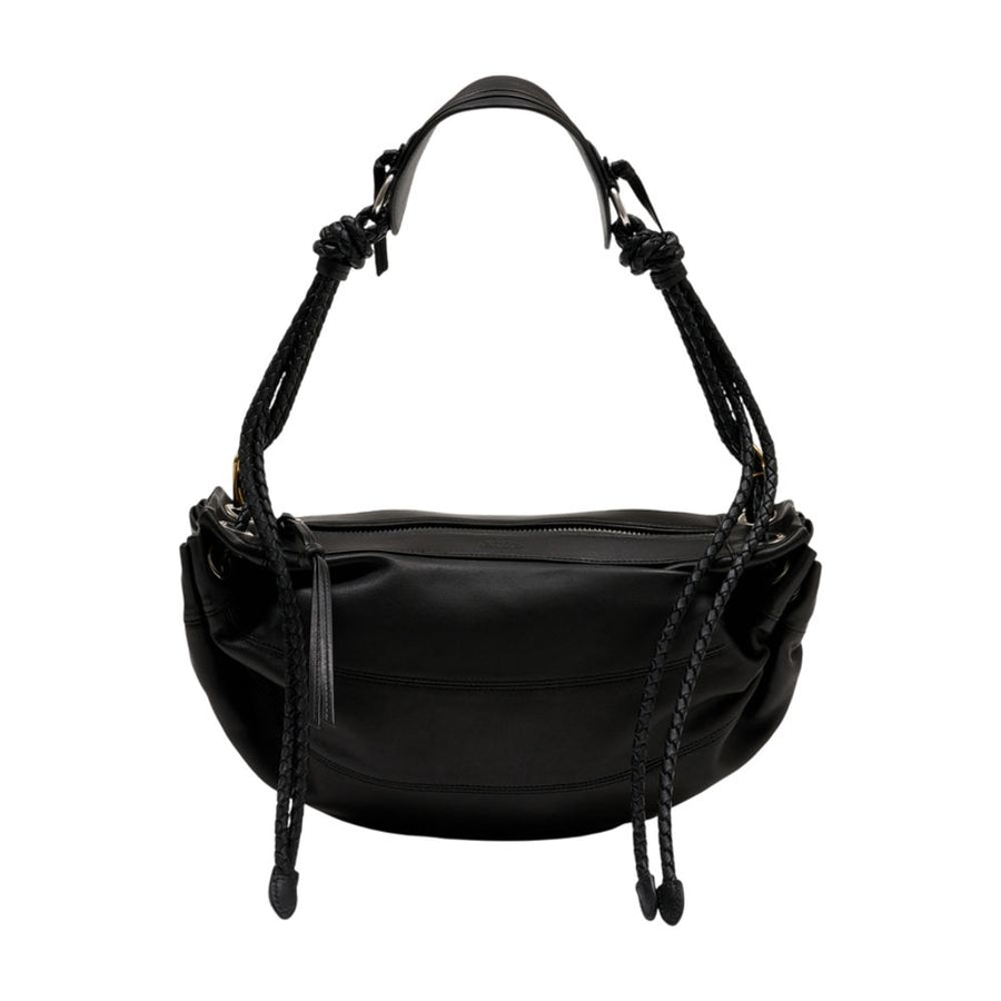 Isabel Marant Lambskin shoulder bag in black