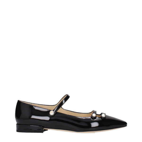 Jimmy Choo Patent leather ballet flat in black