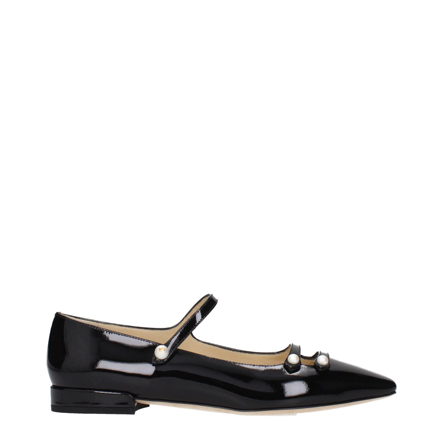 Jimmy Choo Patent leather ballet flat in black
