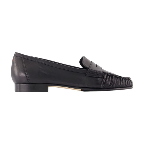 Aeyde calfskin loafer in black