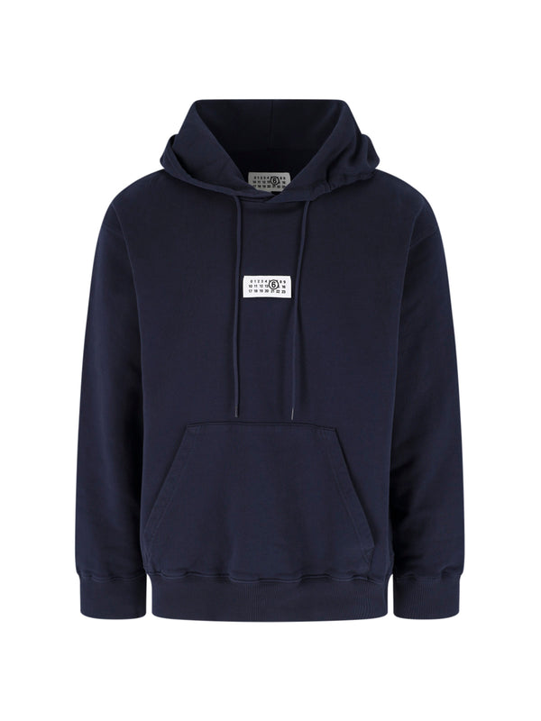 MM6 Maison Margiela 100% Cotton hoodie in navy