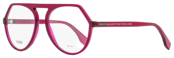Fendi Roma Amor Eyeglasses Ff0385 C9a Red 53mm Plastic (acetate/optyl) Sunglasses