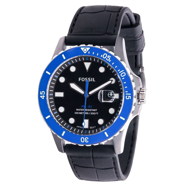 Fossil Ceramic case watch in black