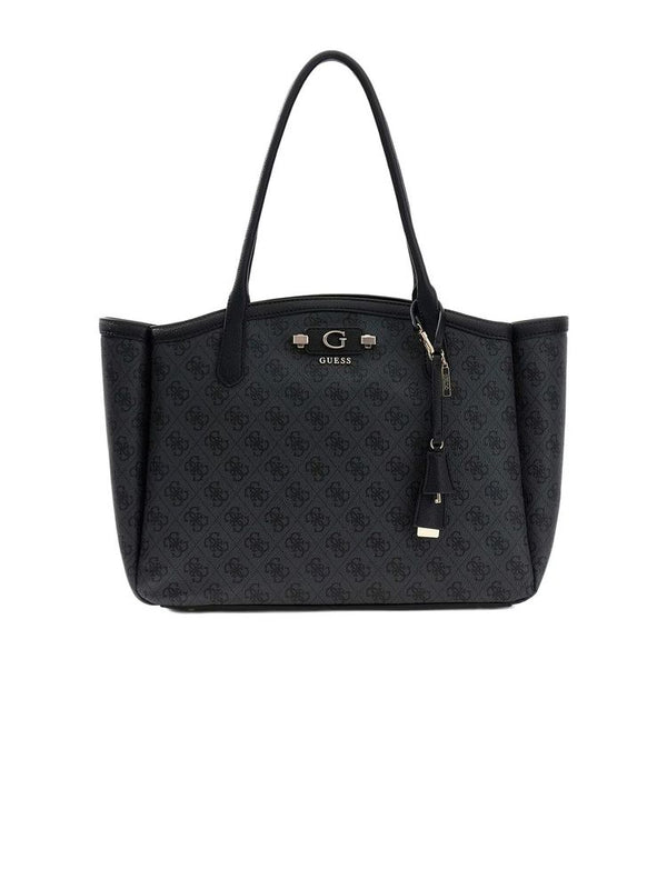 Guess 100% Polyurethane tote bag in black