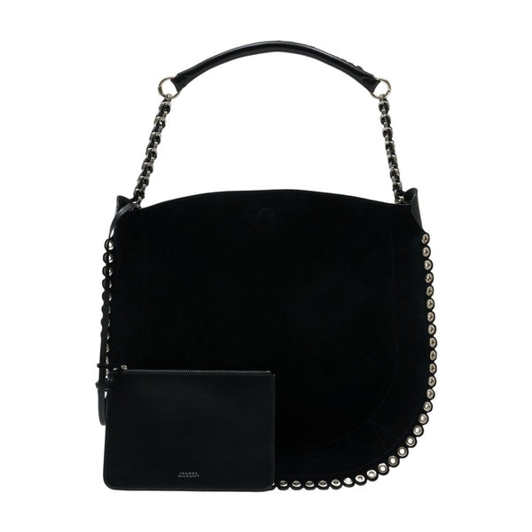 Isabel Marant calfskin hobo bag in black