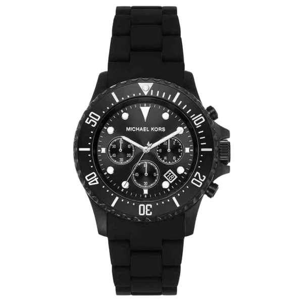 Michael Kors Stainless steel case watch in black