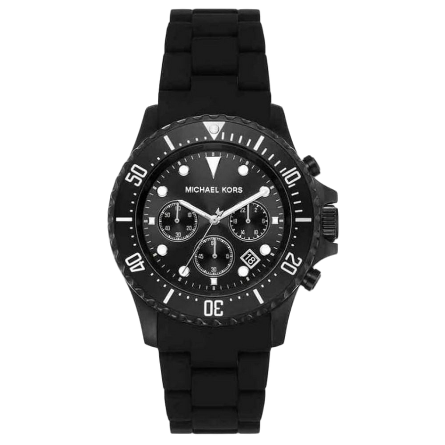 Michael Kors Stainless steel case watch in black
