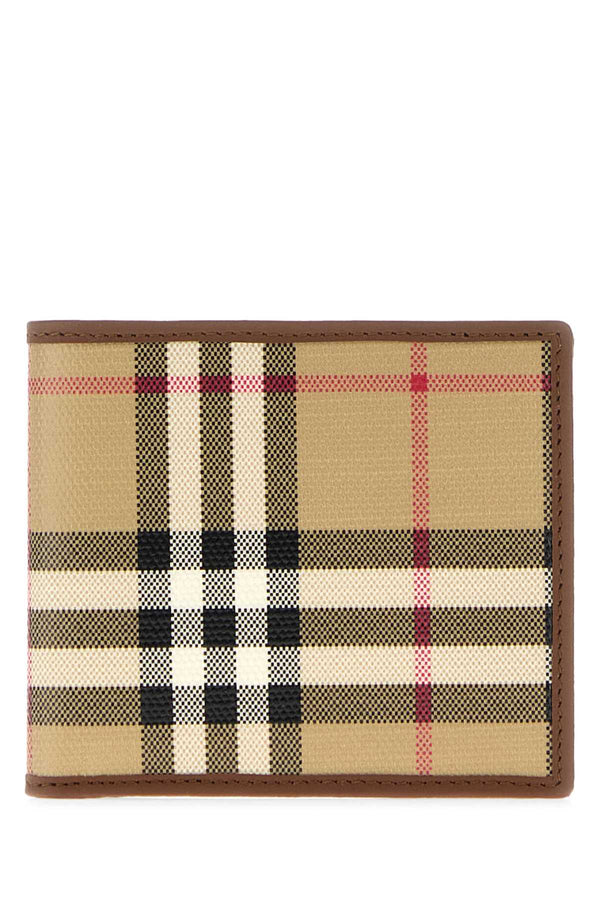 Burberry 100% Cotton wallet in beige