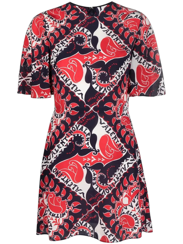 Valentino Silk dress in red