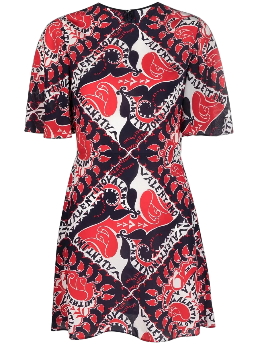 Valentino Silk dress in red