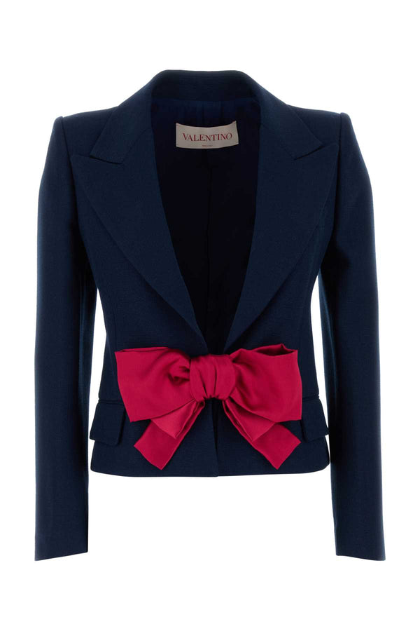 Valentino Garavani Monopetto Exterior: 100% Viscose; Lining: 75% Acetate blazer in navy